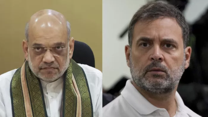 राहुल गांधी ने अमित शाह से की बात (फाइल फोटो)