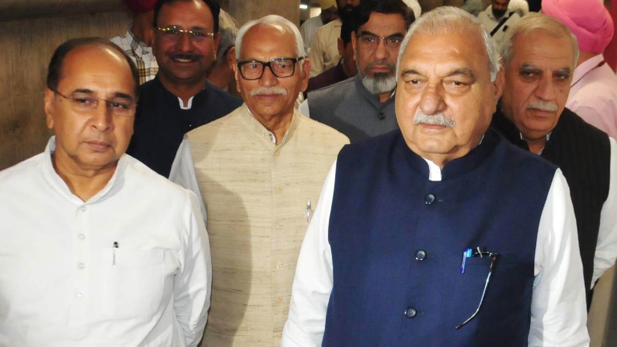 haryana congress no discussion on the leader of the legislative party and the organization in the meeting bhupinder hooda