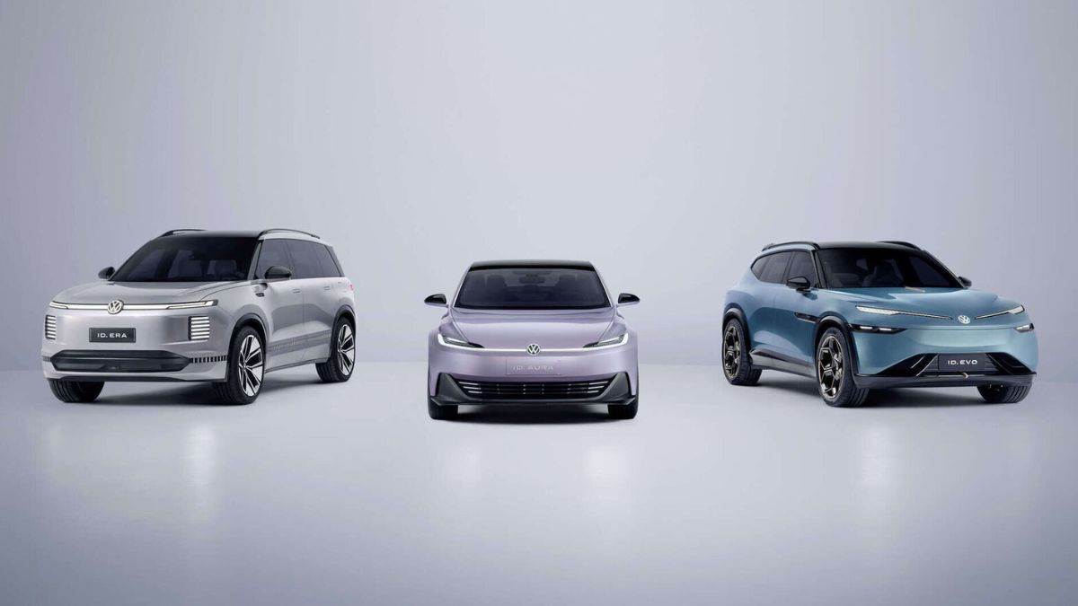 volkswagen unveils three concept electric cars packed with premium advanced features