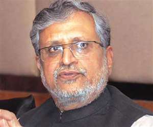 बिहार के पूर्व डिप्&zwj;टी सीएम सुशील कुमार मोदी की तस्&zwj;वीर ।