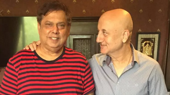 Anupam Kher shared a video with friend David Dhawan- Photo/Twitter