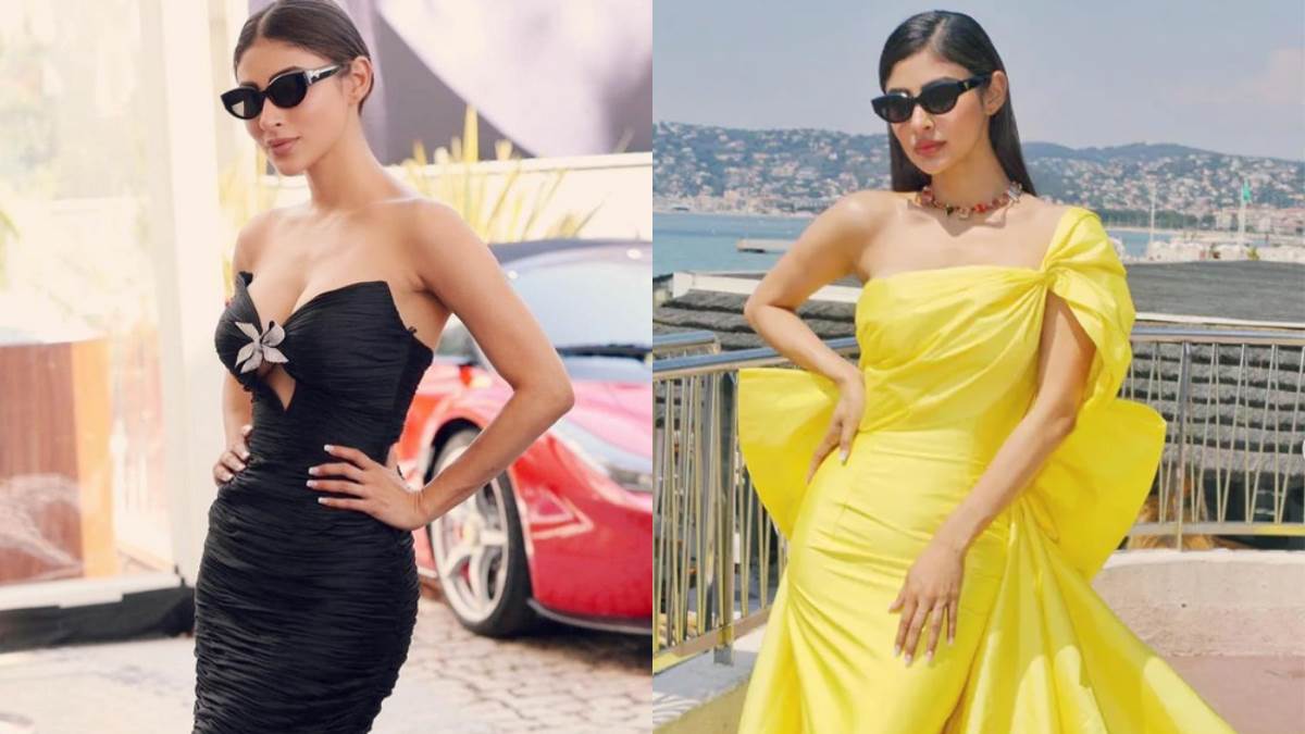 mouni roy debut at cannes 2023 red carpet husband suraj nambiar and bff disha patani comment viral