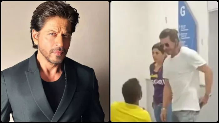 केकेआर मैच के बाद शाह रुख खान ने की फैन से मुलाकात। फोटो क्रेडिट- इंस्टाग्राम