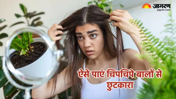 चिपचिपे बालों की परेशानी दूर करने वाले उपाय (Pic credit- freepik)