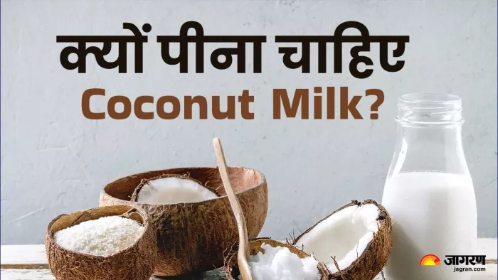 कोकोनट मिल्क सेहत के लिए वरदान है।