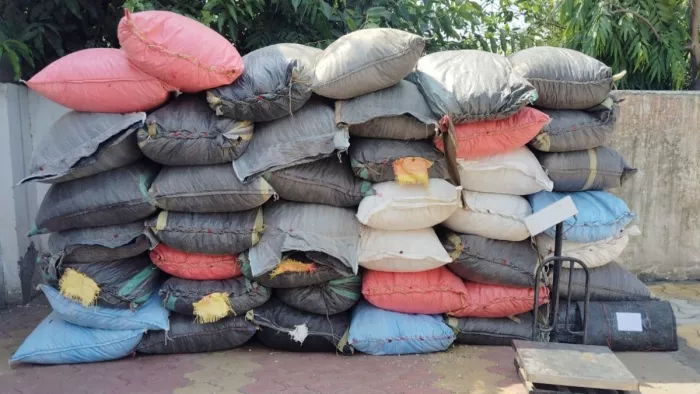 851 किलो डोडा और 10 लाख के साथ हरियाणा का तस्कर गिरफ्तार। (तस्वीर जागरण)