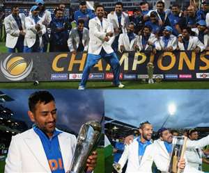 भारत ने आज ही चैंपियंस ट्रॉफी जीती थी।