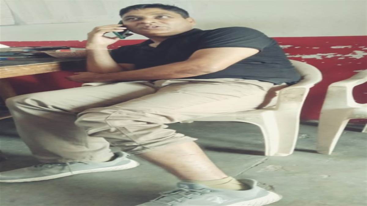 ncr ghaziabad railway station grp choki incharge injured by biting monkeys