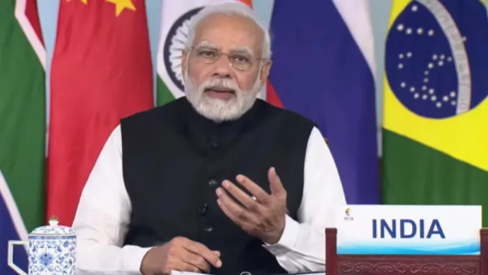 प्रधानमंत्री नरेन्द्र मोदी ने गुरुवार को 14वें ब्रिक्स सम्मेलन को संबोधित किया...