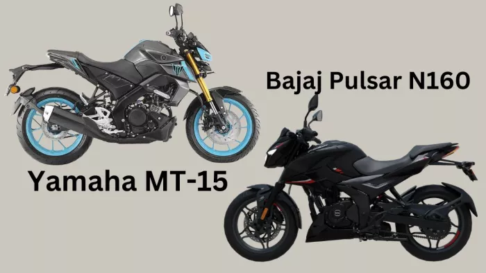 Yamaha MT-15 और Bajaj Pulsar N160 में से कौन सी बाइक है बेहतर। जानें डिटेल।