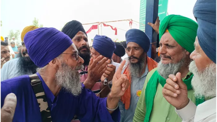 शंभू बॉर्डर पर आखिर क्यों भिड़ गए किसान और व्यापारी।
