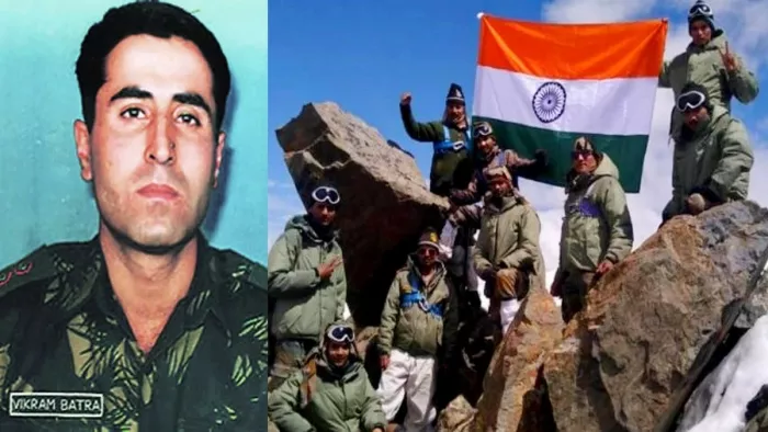 परमवीर चक्र विजेता कैप्टन विक्रम बत्तरा ने कारगिर युद्ध में कई चोटियां फतेह की।