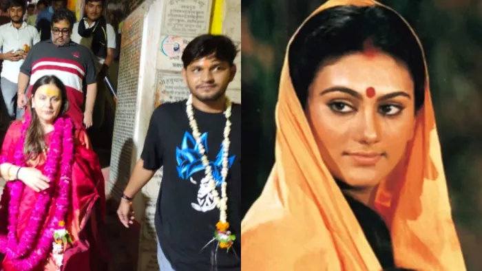 Dipika Chikhlia in Ayodhya. Photo Credit: Hindustan Times