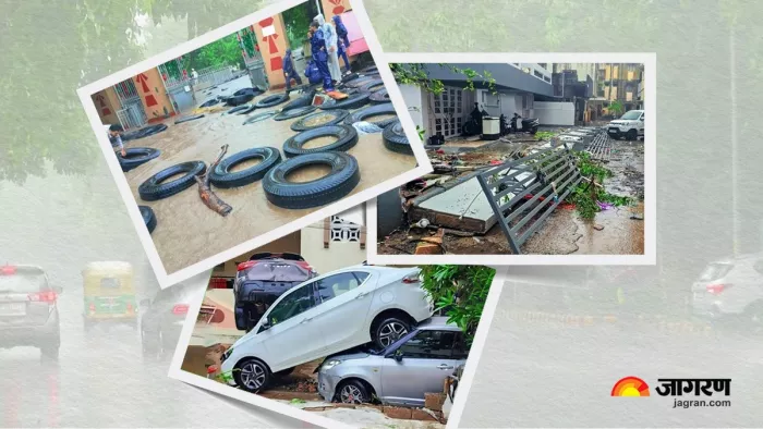 Junagarh Flood: जूनागढ़ में भीषण बाढ़ का संकट, हर तरफ नजर आ रहा पानी ही पानी