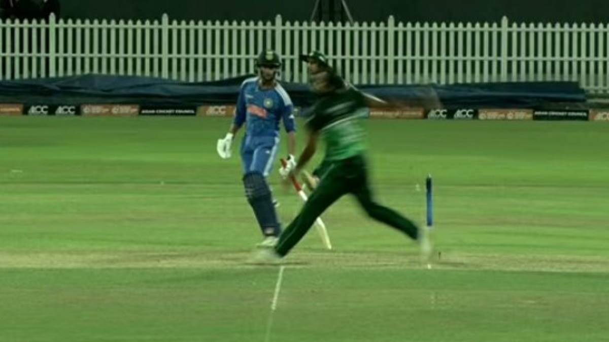 ind a vs pak a sai sudharsan controversial wicket fans trolled umpire for wrong decision saying this is clear no ball