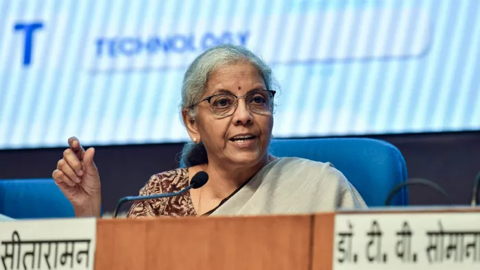Budget 2024: केंद्रीय वित्तमंत्री निर्मला सीतारमण। (फोटो- एएनआई)