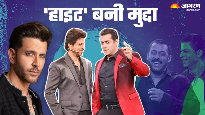 ऋतिक रोशन, शाह रुख खान और सलमान खान (Photo Credit-Jagran)