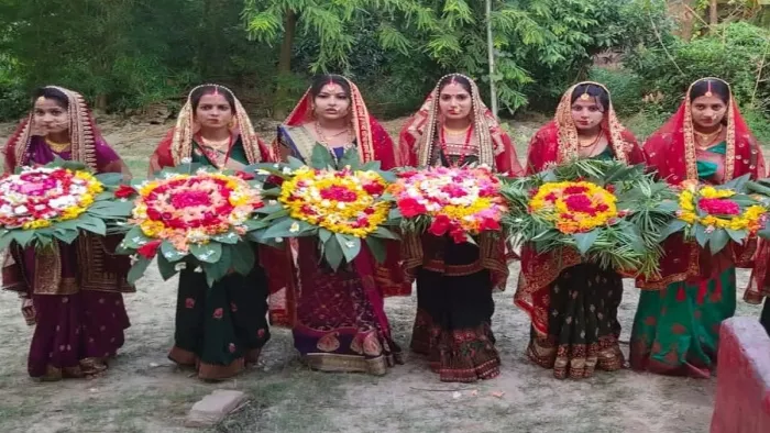 मैथिल ब्राह्मण नवविवाहिताएं कर रही हैं मधुश्रावणी व्रत। फाइल फोटो