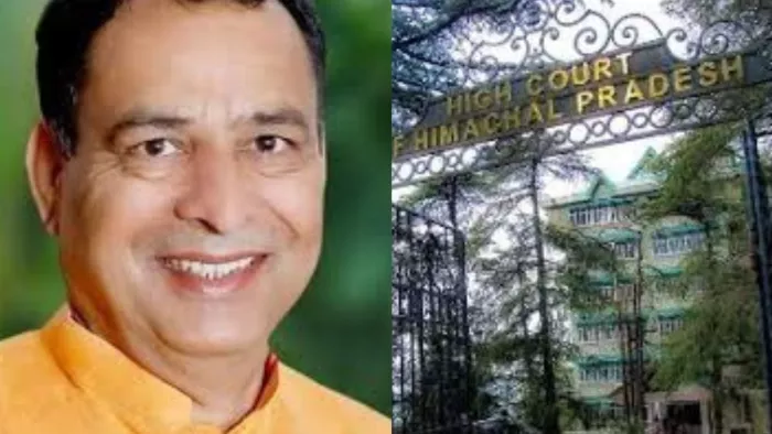 हरियाणा भाजपा अध्यक्ष मोहन लाल बड़ौली हिमाचल हाईकोर्ट पहुंचे हैं।