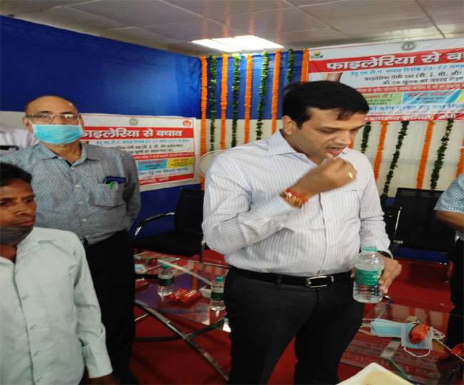 ranchi dc inaugurated filariasis prevention campaign request for people participate
