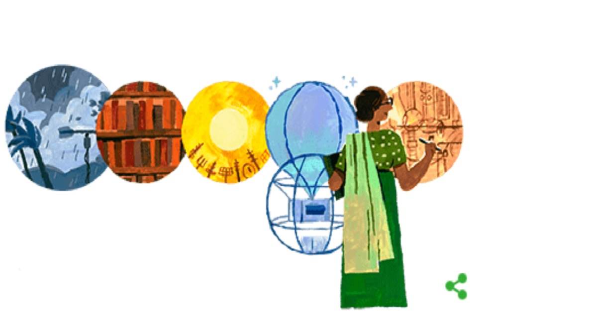 google doodle know who is the first indian woman scientist of the country honored by google