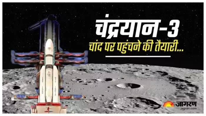 चंद्रयान-3 को चांद पर उतरते देखेंगे गोरखपुर के बच्चे। -जागरण ग्राफिक्स