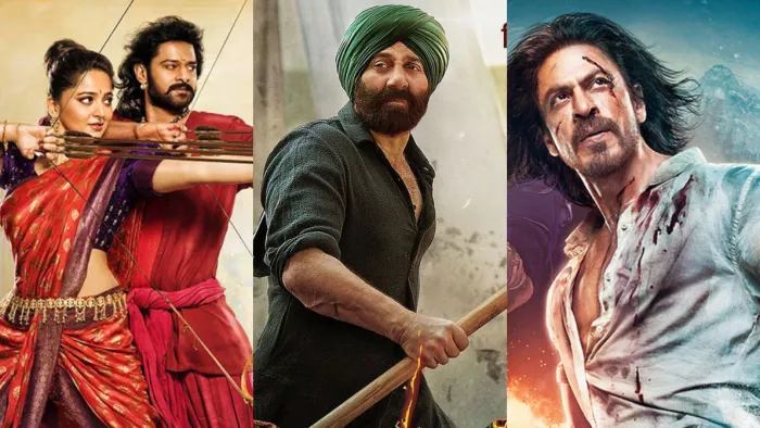 Gadar 2, Pathaan and Baahubali 2 Twitter Images