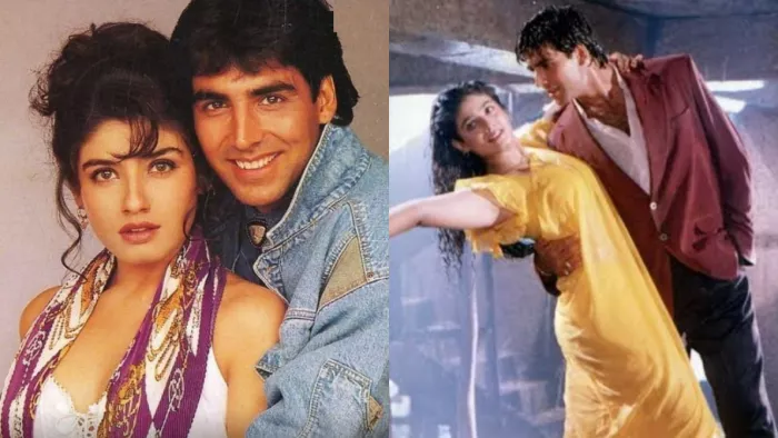 Raveena Tandon And Akshay Kumar Twitter Image