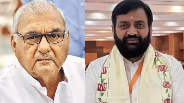 Haryana News: भूपेंद्र सिंह हुड्डा और नायब सैनी फाइल फोटो (जागरण)