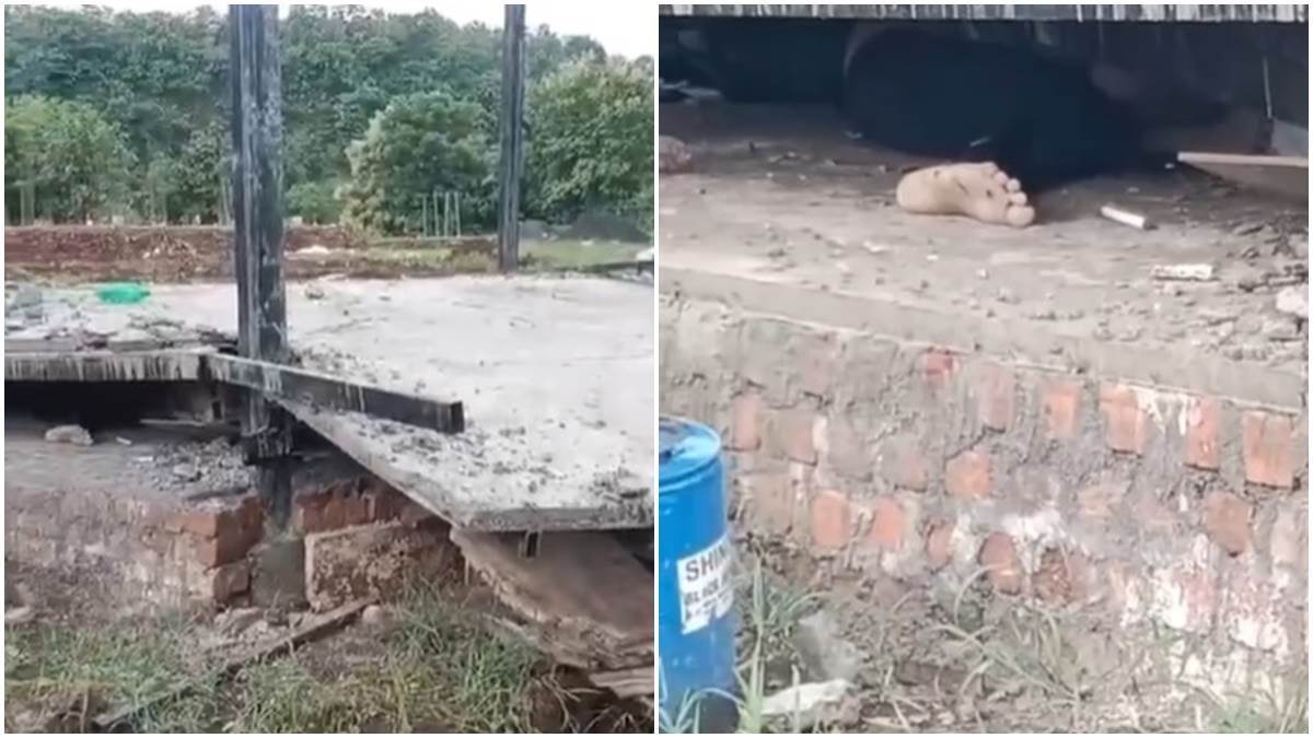 mp mhow news workers died due to collapse of roof of under construction farm house in choral