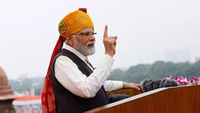पहले भाषण में पीएम मोदी ने आत्मनिर्भरता की झलक प्रस्तुत की थी (फोटो: रॉयटर्स)