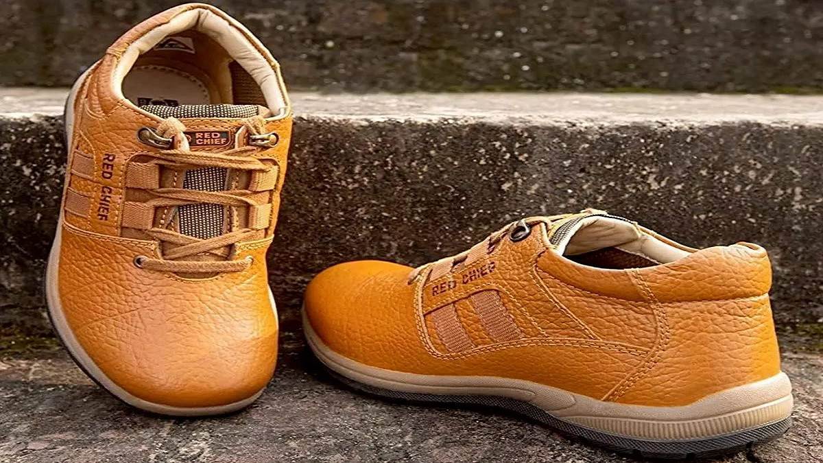 On shoes on store sale