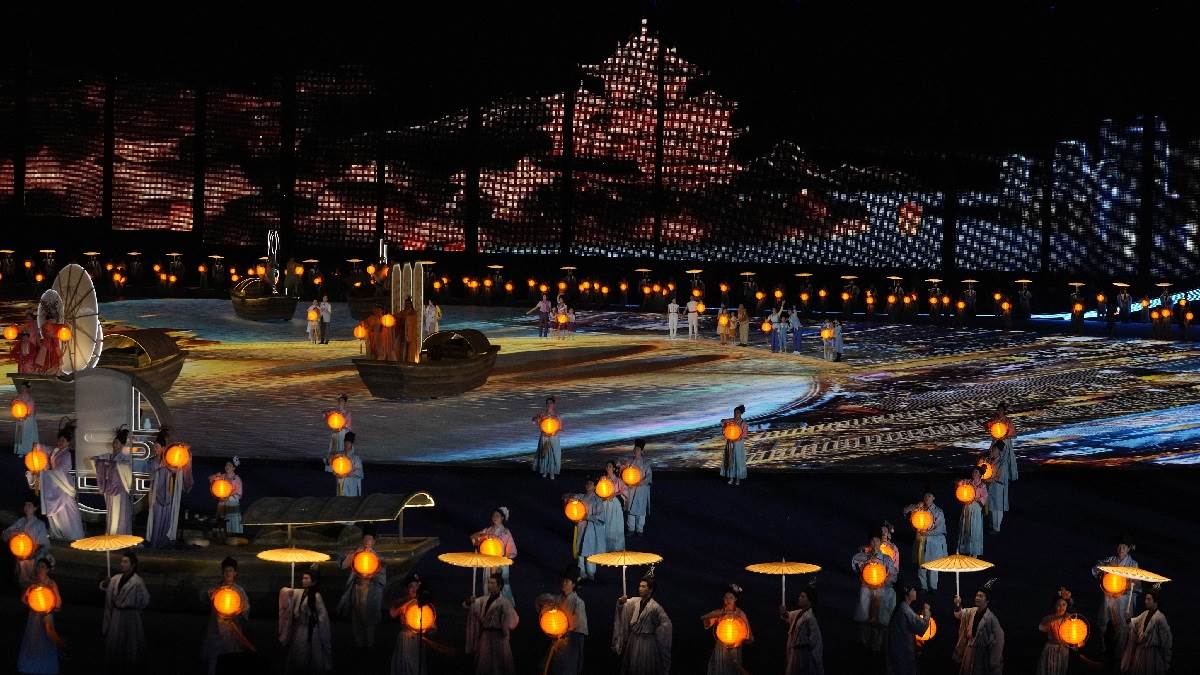 asian games 2023 opening ceremony live indian athletes chinese president xi jinping lb
