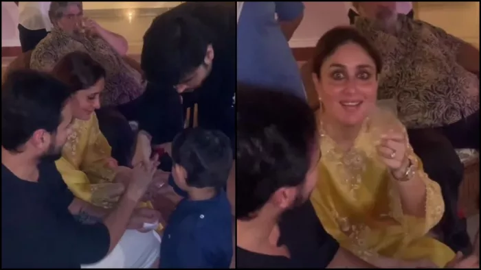 मैजिक कार्ड खेलते हुए शॉक हुईं Kareena Kapoor। Photo-Instagram