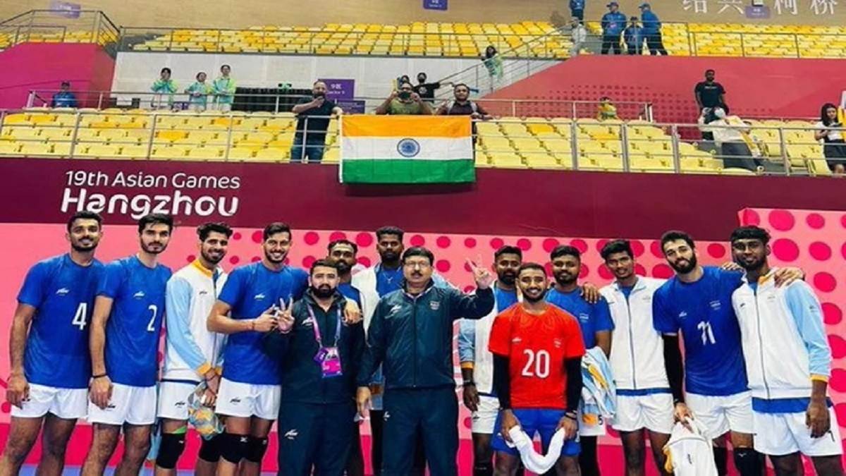 indian men s volleyball team entered in quarter finals of asian games2023