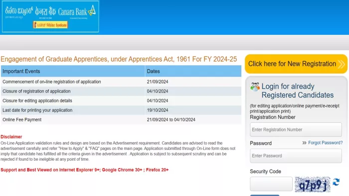 Canara Bank Recruitment 2024 के लिए यहां से करें अप्लाई।