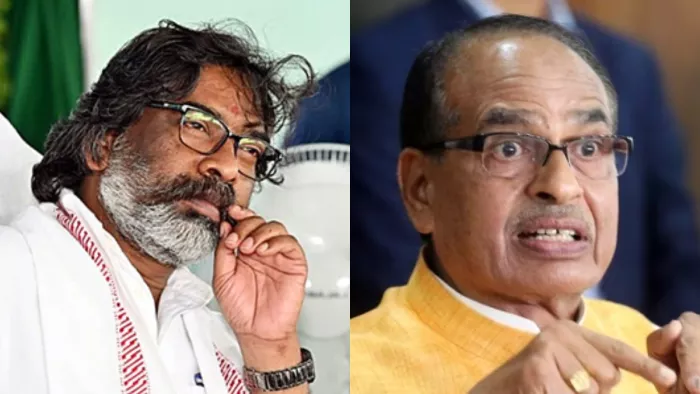 हेमंत सोरेन और शिवराज सिंह चौहान। फाइल फोटो
