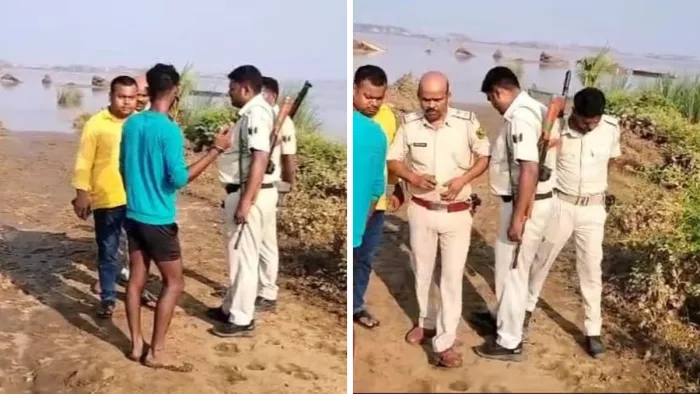 सोन में अवैध खनन को लेकर खुलेआम चली दो गुटों के बीच गोली