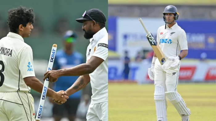 SL vs NZ 1st Test: रचिन रवींद्र की पारी पर प्रभात ने फेरा पानी