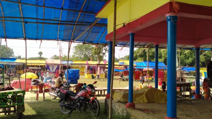 मेले की तैयारी चरम पर। जागरण फोटो