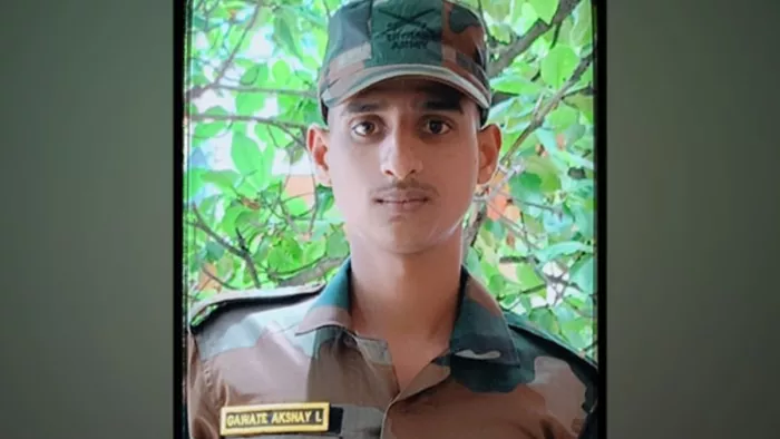 सियाचिन में पहले अग्निवीर गावाते अक्षय लक्ष्मण ने देश के नाम दिया अपना बलिदान (फोटो- ANI)
