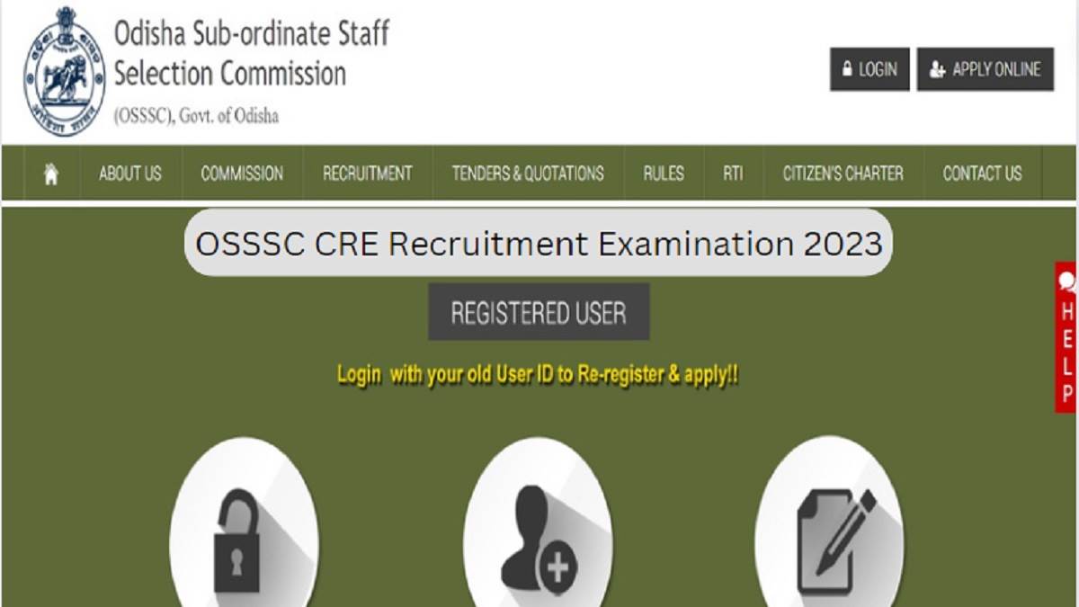 osssc cre 2023 vacancy for 2712 posts of forester forest guard livestock inspector in odisha you can apply from october 26 on osssc gov in