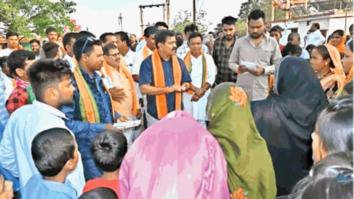 मंत्री से मुकाबले के लिए भाजपा प्रत्याशी को स्वस्फूर्त मिल रहा चंदा