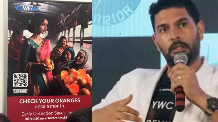 यूवीकैन फाउंडेशन के पोस्टर पर मचा बवाल।