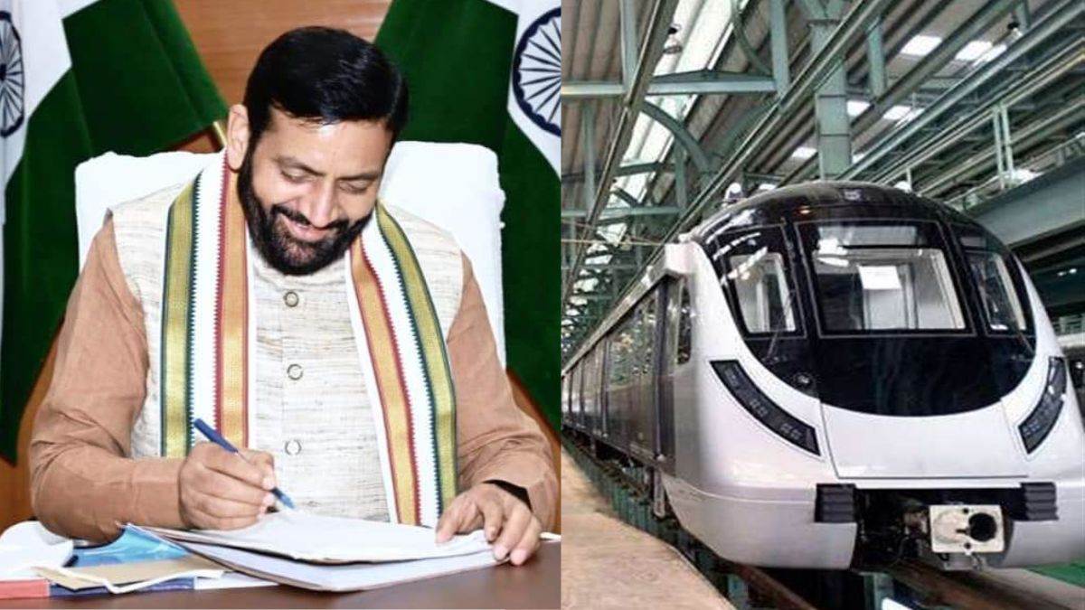 rapid metro will run from delhi to karnal new plan ready for metro and rrts projects in haryana