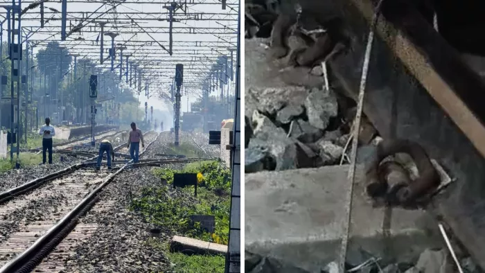 पूर्णिया-कटिहार रूट पर ट्रेन पलटाने की साजिश