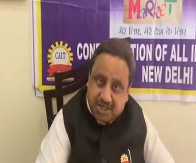 कैट के राष्ट्रीय महामंत्री प्रवीन खंडेलवाल। फाइल फोटो। ANI