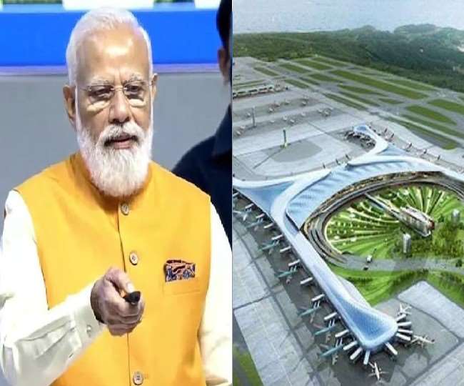 PM Narendra Modi will lay foundation stone of Noida International Airport  in Jewar on 25 November CM Yogi Adityanath will inspect today