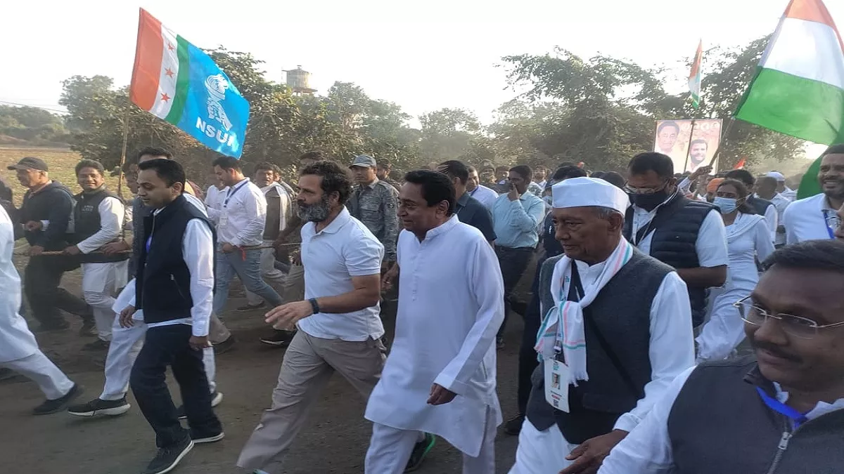 कांग्रेस की Bharat Jodo Yatra की मध्यप्रदेश में हुई एंट्री, बुरहानपुर में राहुल  गांधी ने भाजपा पर साधा निशाना - Congress Bharat Jodo Yatra enter in Madhya  Pradesh Burhanpur ...