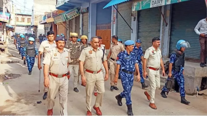 गिरफ्तार भाकियू के पूर्व प्रधान को कोर्ट से मिली जमानत,पुलिस बल है तैनात। प्रतीकात्मक फोटो